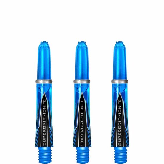  HARROWS SUPERGRIP IGNITE SHAFTS - DART SHAFTS - BLUE - Short