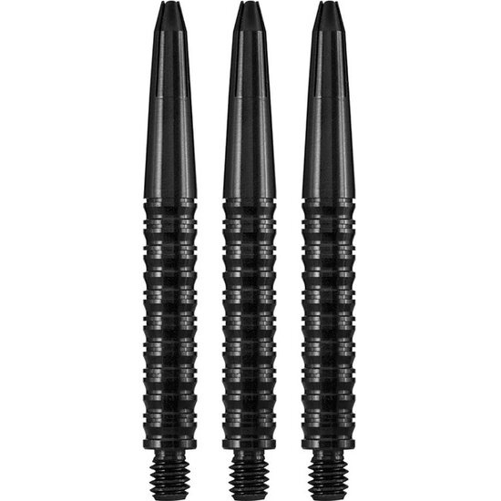 BULLS @501 SHAFTS - ALUMINIUM DART SHAFTS - BLACK