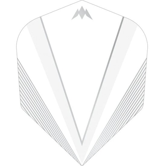Mission Shades Dart Flights - 100 Micron - No6 - Std - White