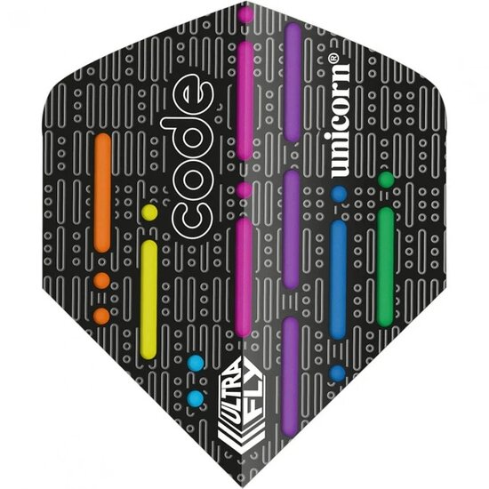 UNICORN ULTRAFLY DART FLIGHTS - 100 MICRON - BIG WING - CODE DNA