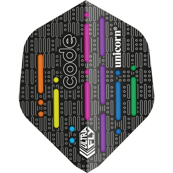 UNICORN ULTRAFLY DART FLIGHTS - 75 MICRON - AR1 - CODE DNA