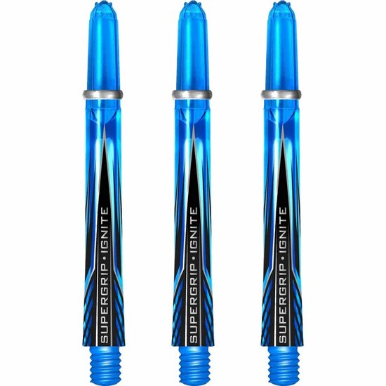  HARROWS SUPERGRIP IGNITE SHAFTS - DART SHAFTS - Blue - Medium