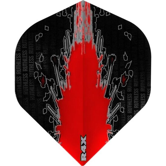 Ruthless - High Impact - Dart Flights - 100 Micron - No2 - Std - Red