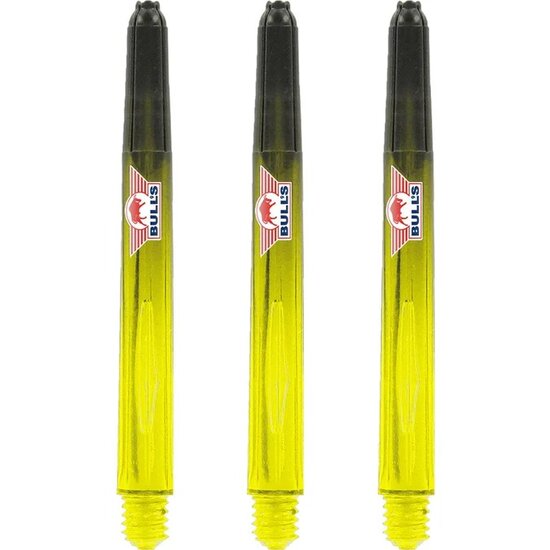 BULLS AIRSTRIPER DART SHAFTS MEDIUM - POLYCARBONATE - YELLOW