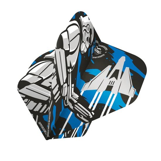 ORIGINAL STORMTROOPER DART FLIGHTS - OFFICIAL LICENSED - NO2 - STD - STORM TROOPER &amp; SPACE CRAFT