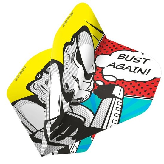 ORIGINAL STORMTROOPER DART FLIGHTS - OFFICIAL LICENSED - NO2 - STD - BUST AGAIN