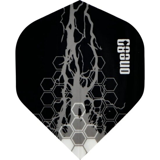 One80 Dart Flights - 100 Micron - Charge Flight - No2 - Std - Grey
