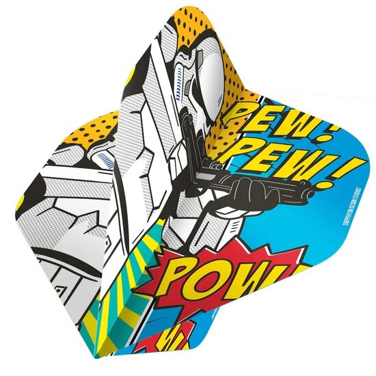 ORIGINAL STORMTROOPER DART FLIGHTS - OFFICIAL LICENSED - NO2 - STD - PEW PEW POW