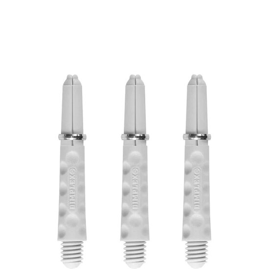 HARROWS DIMPLEX SHAFTS SHORT - WITH RINGS - WHITE