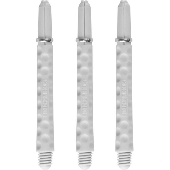HARROWS DIMPLEX SHAFTS MEDIUM - WITH RINGS - WHITE