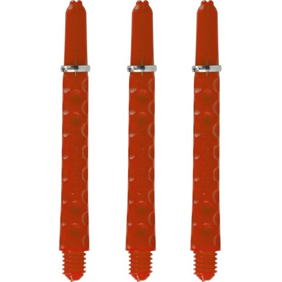 HARROWS DIMPLEX SHAFTS MEDIUM - WITH RINGS - RED