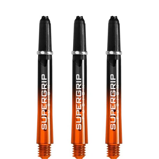 Harrows Supergrip Fusion X Shafts - Dart Shafts - Inbetween - Black/Orange