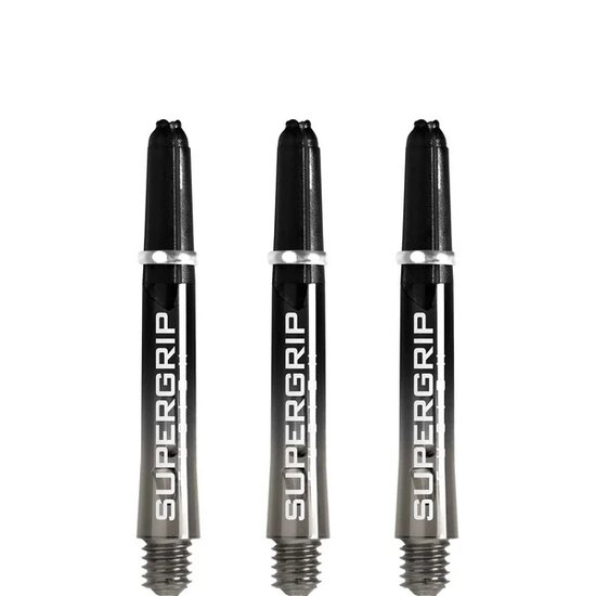 Harrows Supergrip Fusion X Shafts - Dart Shafts - Short - Black/Clear