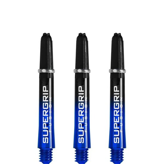 Harrows Supergrip Fusion X Shafts - Dart Shafts - Short - Black/Blue
