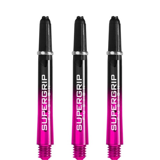 Harrows Supergrip Fusion X Shafts - Dart Shafts - Inbetween - Black/Pink