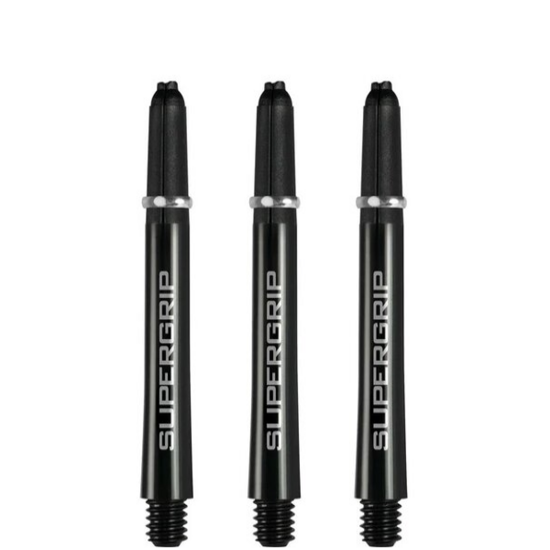 Harrows Supergrip Fusion X Shafts - Dart Shafts - Inbetween - Black/Silver