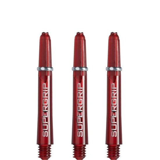 Harrows Supergrip Fusion X Shafts - Dart Shafts - Short - Red