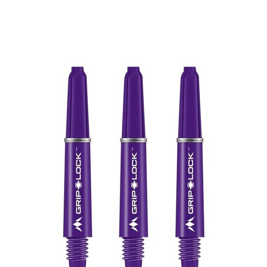 Mission GripLock Shafts - Dart Shafts - Short - Purple