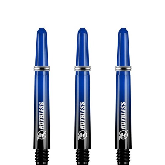 Ruthless Deflectagrip Plus Dart Shafts - Inbetween - Polycarbonaat - Blue/Black
