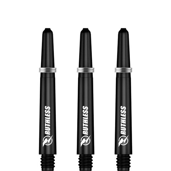 Ruthless RX - Ruthless Deflectagrip Dart Shafts - Inbetween -Nylon-Black