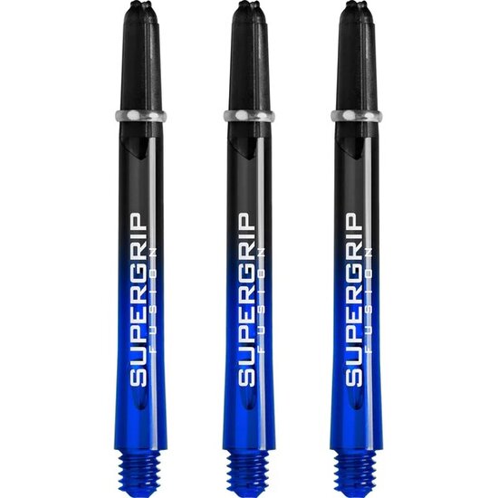 Harrows Supergrip Fusion X Shafts - Dart Shafts - Medium - Black/Blue