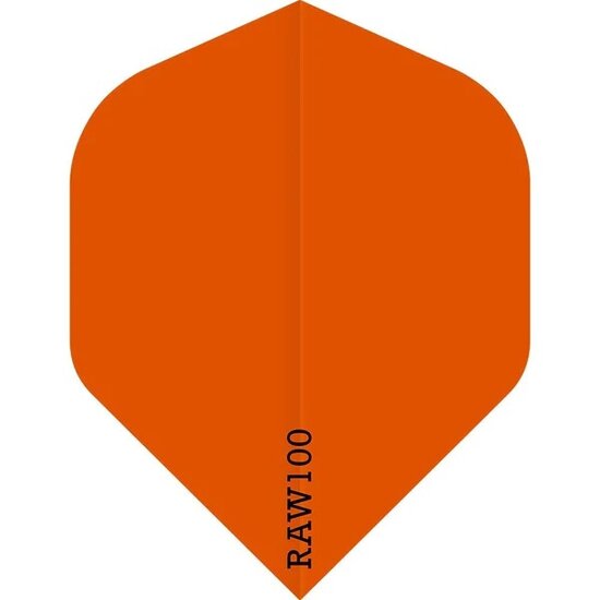 Dart Flights - Raw 100 - 100 Micron - Std - Plain - Orange
