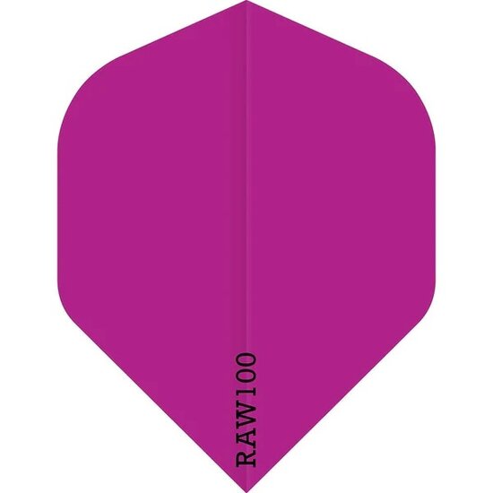 Dart Flights - Raw 100 - 100 Micron - Std - Plain - Pink