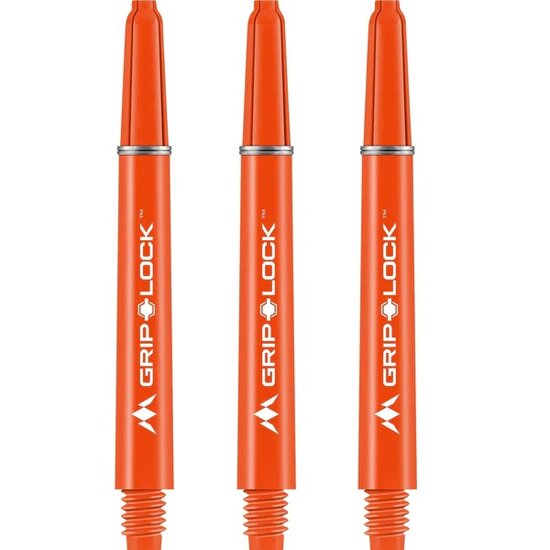 Mission GripLock Shafts - Dart Shafts - Medium - Orange