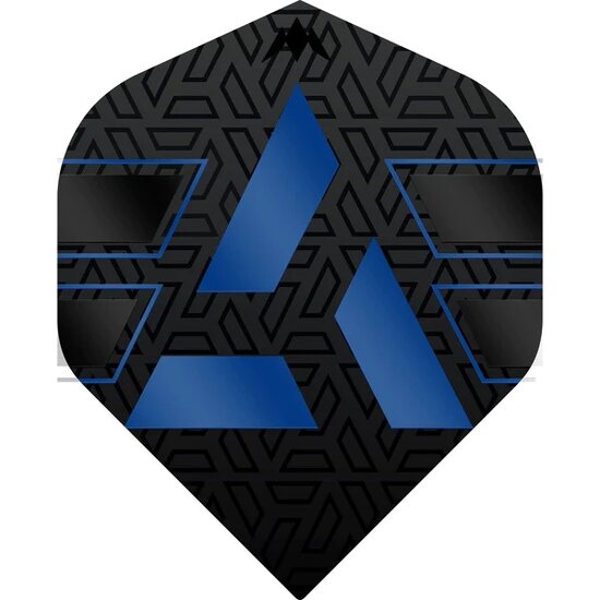 Mission Hazard Dart Flights - No2 - Std - Black/Blue