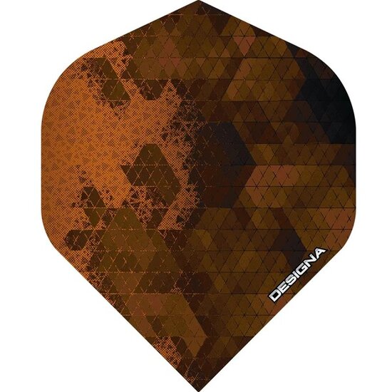 Designia - Rock Dart Flights - STD - Orange
