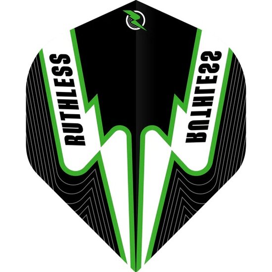 Ruthless - Power Surge - Dart Flights - No2 - Std - Green-Black
