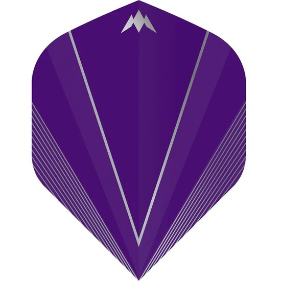 Mission Shades Dart Flights - 100 Micron - No2 - Std - Purple