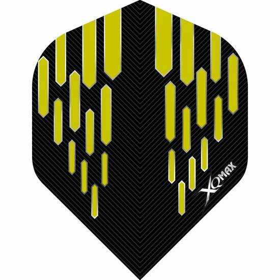 XQMax Dart Flights -100 micron - STD- No2 - Yellow