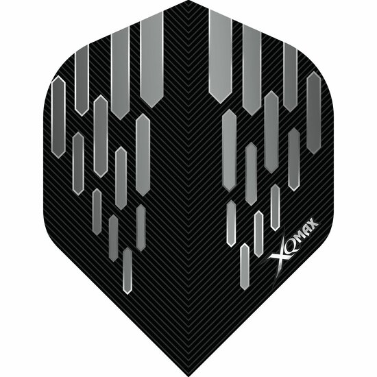 XQMax Dart Flights -100 micron - STD- No2 - Grey