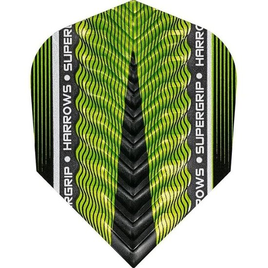 Harrows Supergrip X Dart Flights - 100 Micron - Std - Green