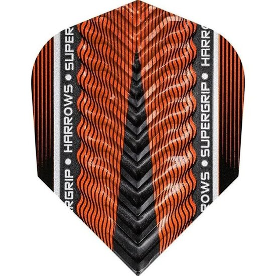 Harrows Supergrip X Dart Flights - 100 Micron - Std - Orange