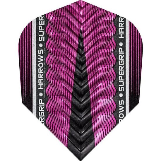 Harrows Supergrip X Dart Flights - 100 Micron - Std - Pink