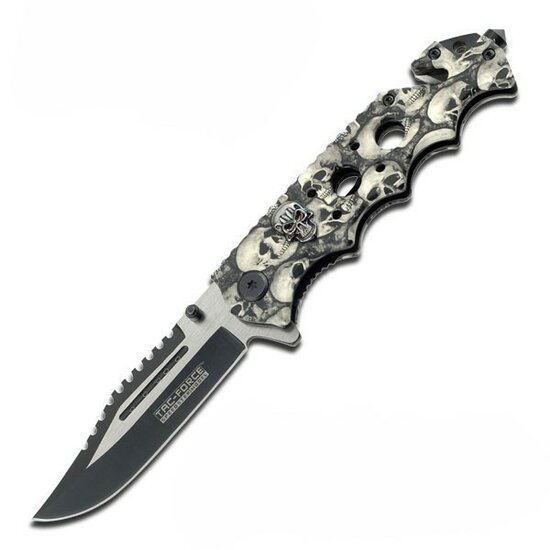Tac Force | Skull Folder | Grey | Zakmes