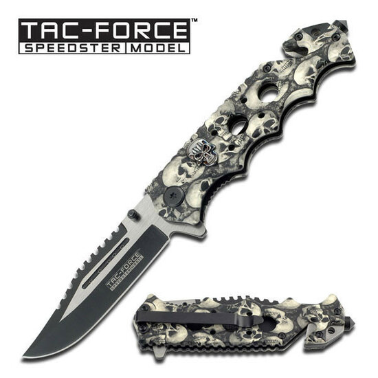Tac Force | Skull Folder | Grey | Zakmes