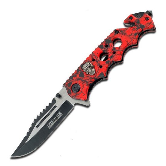 Tac Force | Skull Folder | Red | Zakmes