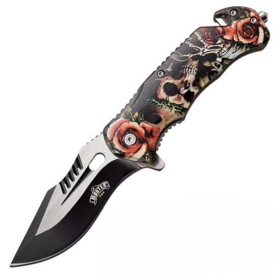 Master USA | Red Rose Skull | Zakmes