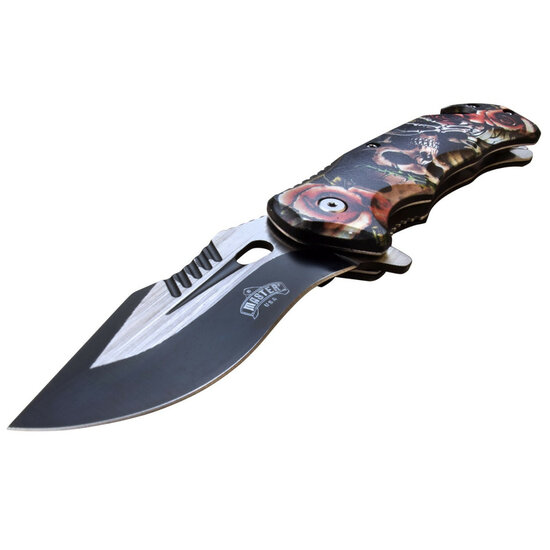 Master USA | Red Rose Skull | Zakmes