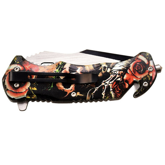 Master USA | Red Rose Skull | Zakmes