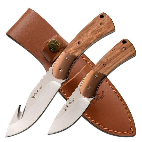 ELK RIDGE | DOUBLE HUNTER SET | ZEBRA WOOD