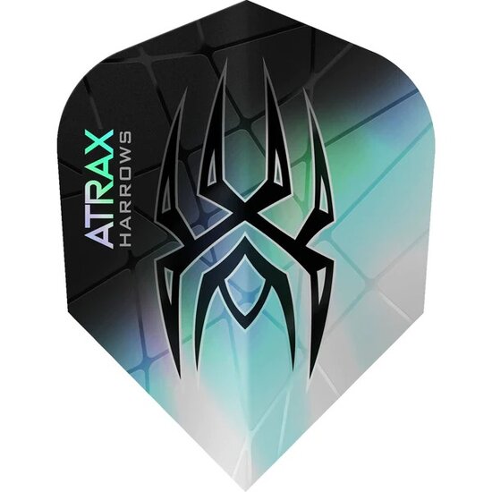 Harrows Atrax Black NO6 - Dart Flights
