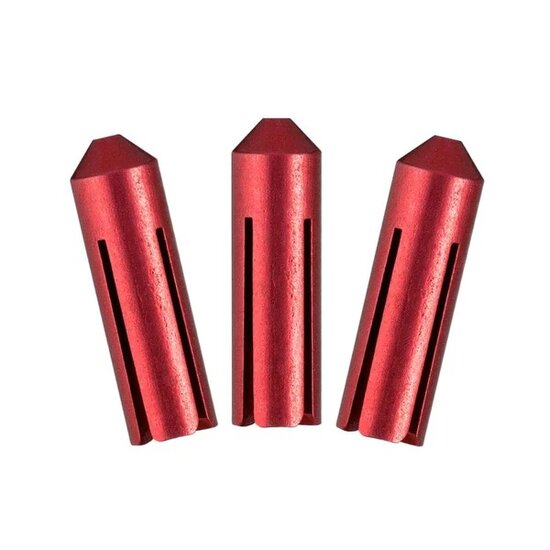 Harrows Flight Protectors - Anodised Aluminium - Red