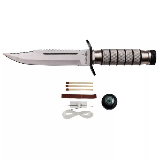 Survivor | Steel Survival Knife | Chrome
