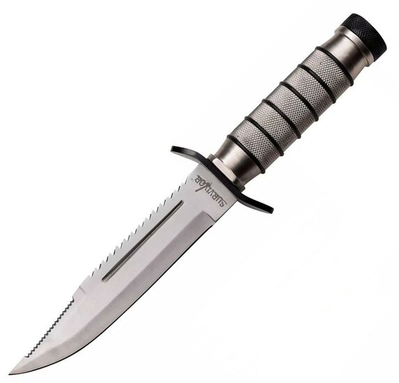 Survivor | Steel Survival Knife | Chrome