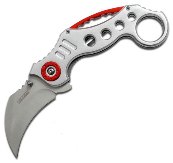 Tac Force | Punk Karambit | Silver-Red | Zakmes