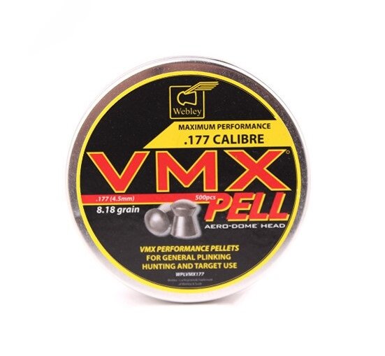 Webley | VMX Pell | 4.5mm | 0.53gram - 8.18grain | 500 stuks